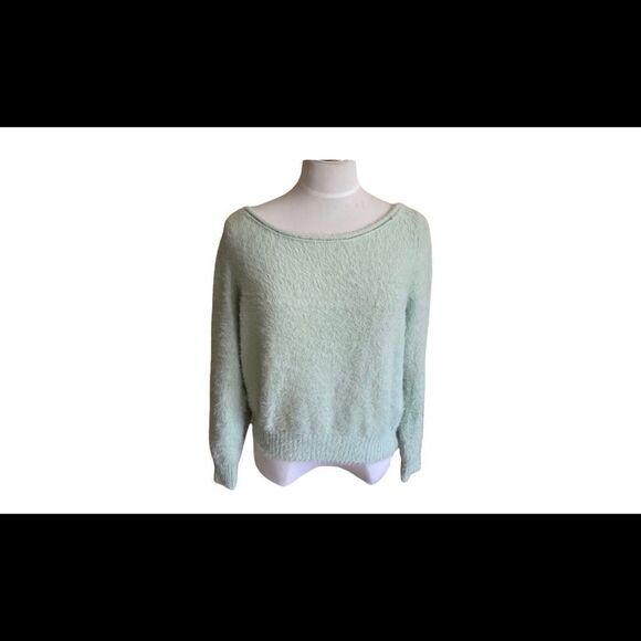 Victoria’s Secret mint green soft fuzzy sweater M - Picture 1 of 7